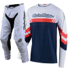 CONJUNTO TROY LEE DESIGNS 2021 MIX SE ULTRA FACTORY & GP AIR - BRANCO / NAVY